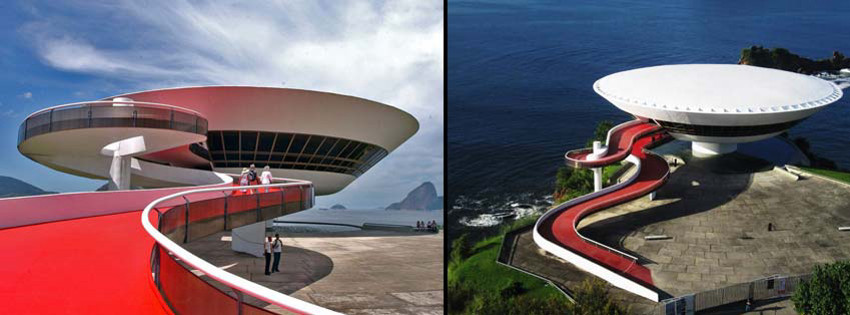 Niteroi Çağdaş Sanat Müzesi (MAC), Niteroi, Brezilya