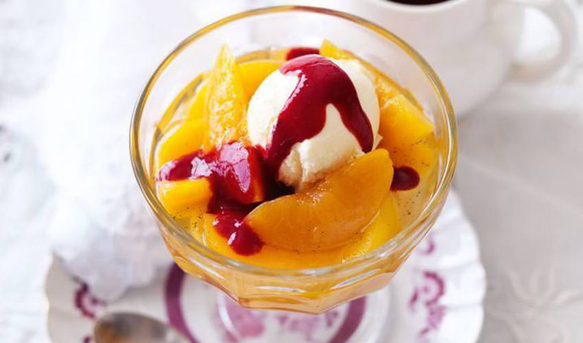 Peach Melba