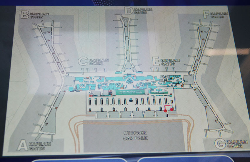 Yeni Havalimanı Kapı Haritası