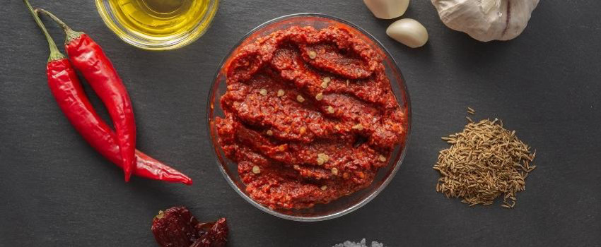 Tunus Mutfağından Harissa Sosu Tunus Mutfağından Harissa Sosu