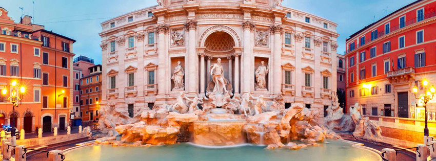 Yer: Trevi Çeşmesi, Fotoğraf: graylinerome.com Yer: Trevi Çeşmesi, Fotoğraf: graylinerome.com